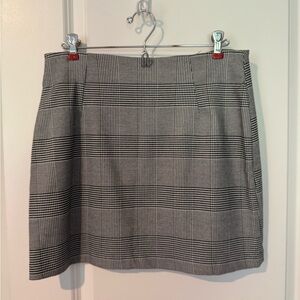 Forever 21 Gray and Black Mini Pencil Skirt